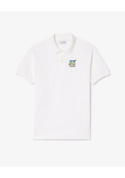 Lacoste X Club Med Badge Accent Polo Shirt Beyaz