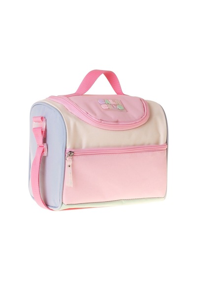 Calacilo Kız Çocuk Scales Pembe Yeşil Renkli Isı Yalıtımlı Okul Beslenme Çantası Pembe - Yeşil - C4096