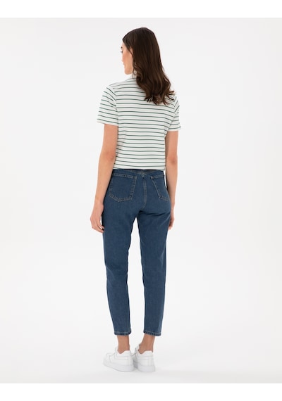 Pierre Cardin Kadın Mavi Pantolon Jean 50306941-vr036 Mavi