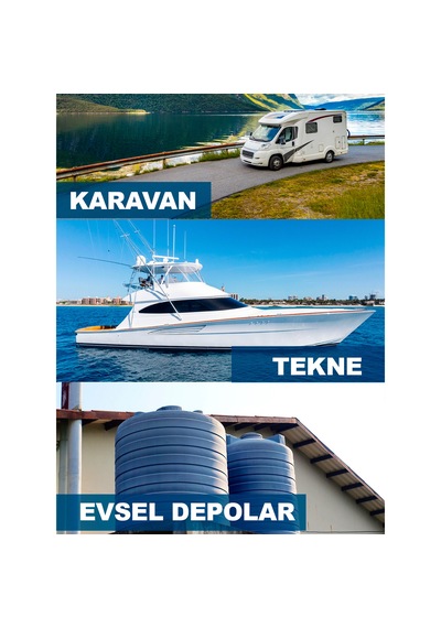 Car-fil Depoxıl Su Deposu & Tesisat Temizleme Granülü Oksijen Bazlı, Koku  Rv Tekne Tiny House
