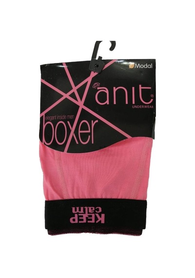6 Adet Anıt Erkek Modal Likralı Boxer Renk Seçenekli 1266 Pembe