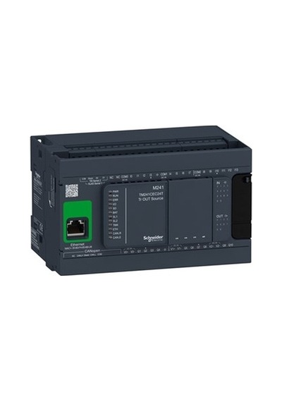 Schneider Electric TM241CEC24T M241 Kontrolör 24 Gç Transistör Pn