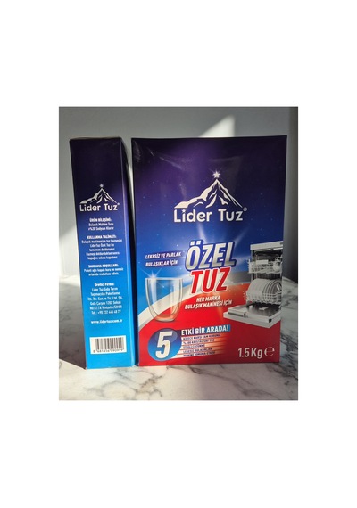 Bulaşık Makine Tuzu 2x 1.5 Kg %100 Yerli