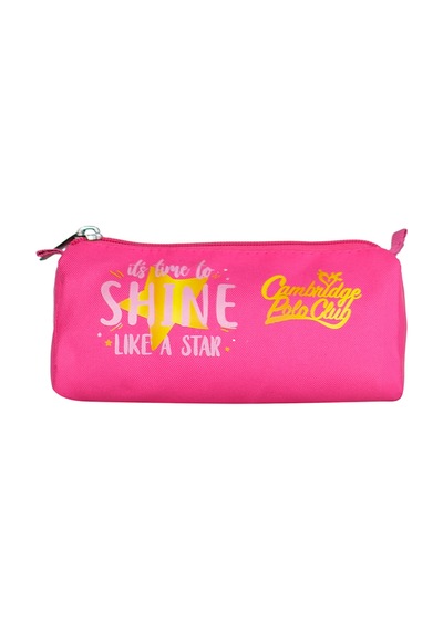 Cambridge Polo Club Star Unisex Çocuk Tek Bölmeli Kalemlik Pembe