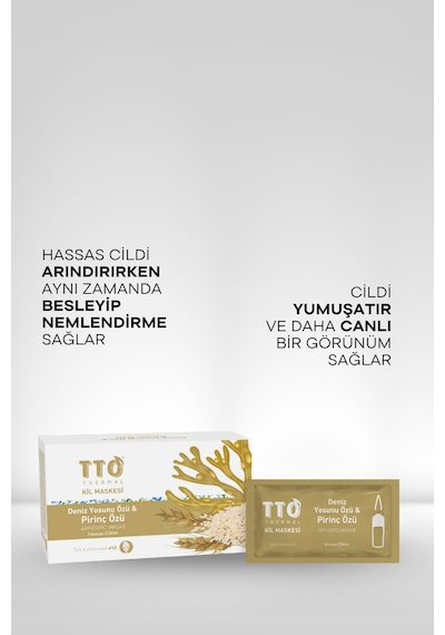 Tto Thermal Kil Maskesi Karma Kutu – Gözenek Arındırıcı & Dengeleyici Maske