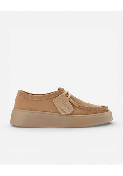 Clarks Torview Dark Sand Suede Erkek Bej Günlük Ayakkabı 26183437 Bej