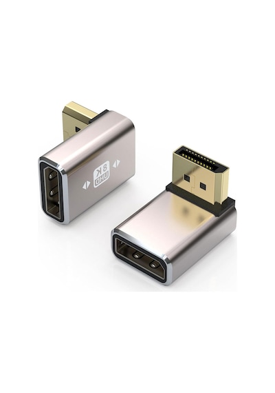 90 Derece Displayport Çevirici L Displayport Çevirici