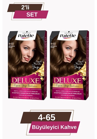 Palette Deluxe 4 - 65 Büyüleyici Kahve X 2 Adet Saç Boyası