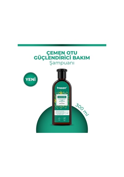 Çemen Otu Güçlendirici Sülfatsız Bakım Şampuanı 300 Ml