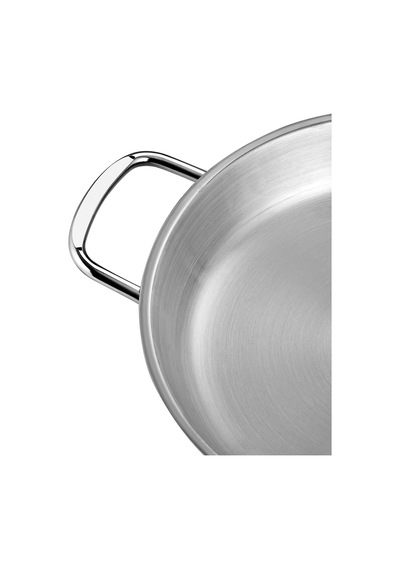 Silver Çelik 2 Parça İtalyan Omlet Sahan Seti 18-20 Cm Gri