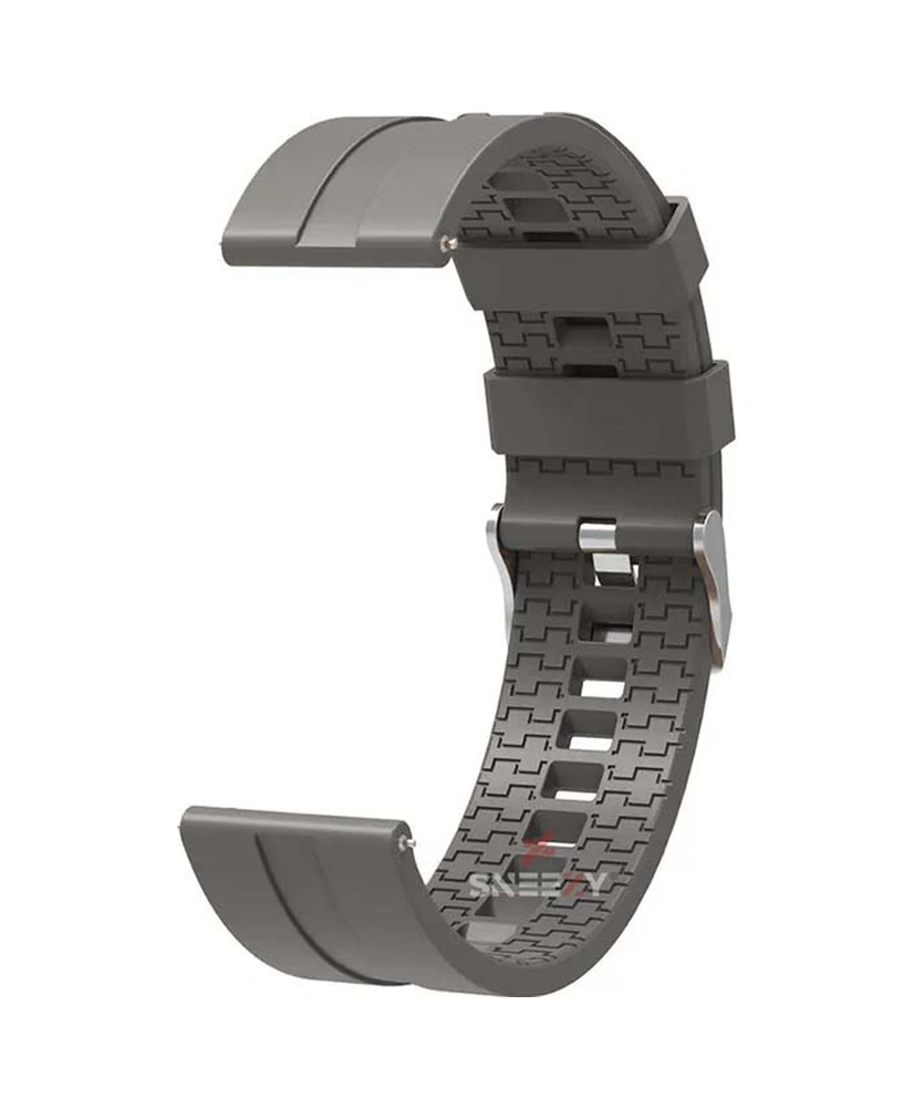 Huawei Watch Gt6 46mm Uyumlu Kordon Novagt Metal Tokalı Yumuşak Silikon Kordon