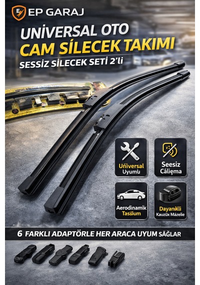 Bütün Araçlara Uyumlu Birinci Sınıf Oto Silecek 0