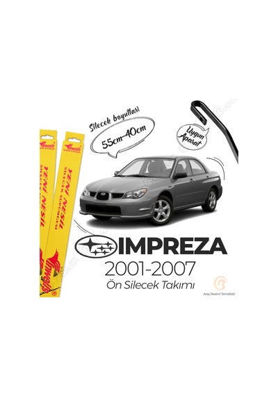 Subaru Impreza Muz Silecek Takımı 2001-2007 İnwells N11.3038