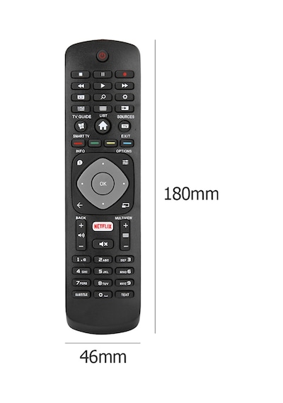 Philips Uyumlu Smart Tv Netflix Tuşlu Led Tv Kumandası