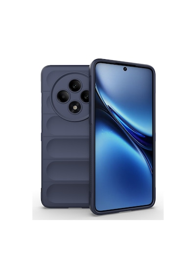 Oppo Reno 11fs Kılıf Elde Tutma Kolaylıkla Kaydırmaz Kenar Line Dizayn Optietnik Kapak Lacivert