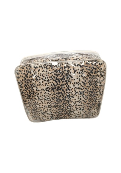 Aksu Safari Çift Kişilik Embos Vizon Battaniye 200x240 Leopar Bej Bej