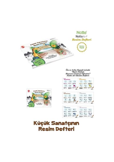 Notte 40 Yaprak Küçük Resim Defteri 17-153