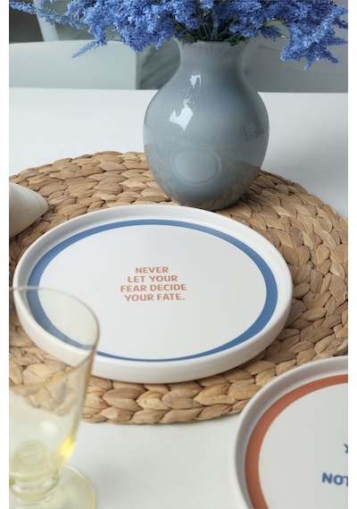 Keramika Motto Line Stackable Pasta Tabağı 21 Cm 4 Adet 22645-22731-35-36 Çok Renkli