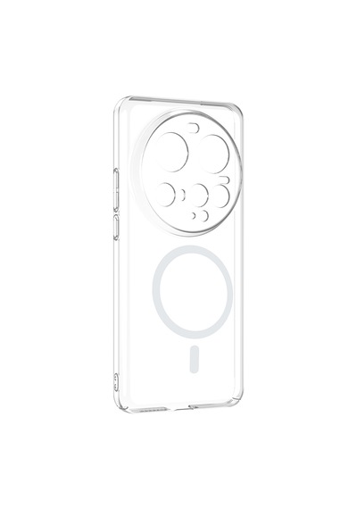 Xiaomi Mi 15 Ultra Kılıf Darbe Emici İnce Kamera Korumalı M-safe Şarj Özellikli Pürüzsüz Şeffaf Sertpc Kapak Şeffaf