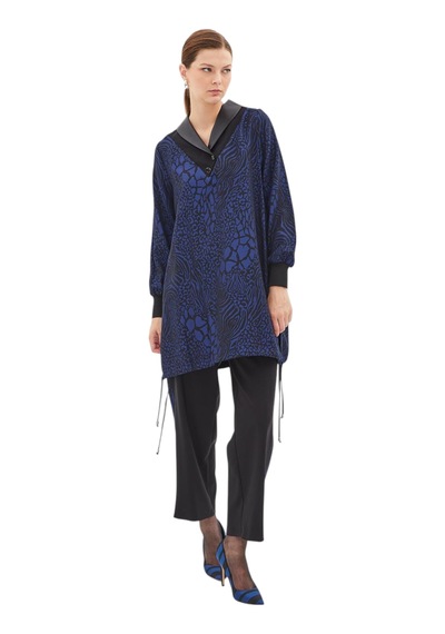 Kayra Yaka Tasarımlı Animal Print Sweatshırt Kay.vv-a23-99001 Saks
