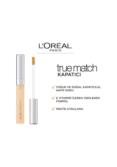 L'Oreal Paris True Match Kapatıcı 3N Creamy Beige