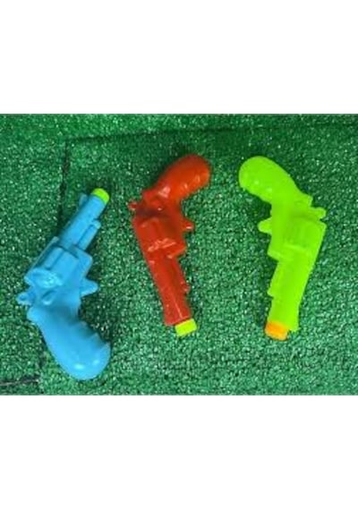 Sıkmalı Plastik Su Tabancası,eski Bakkal Oyuncağı Nostalji 24 Adet 1