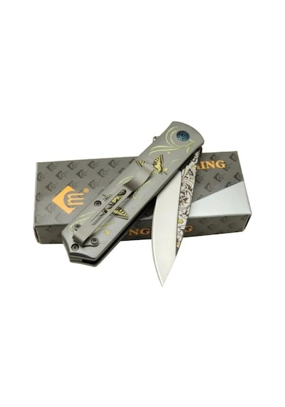 Chongming Cm83 Çakı Butterfly 20 Cm Manuel, Kemerlikli Çok Renkli