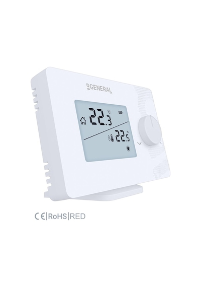 General Mitra 260S RF Kablosuz Oda Termostatı Beyaz