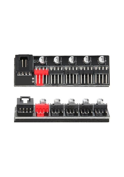 5 Port 4 Pin Fan Çoklayıcı Y PWM Splitter HUB CPU Yuva Çoğaltıcı