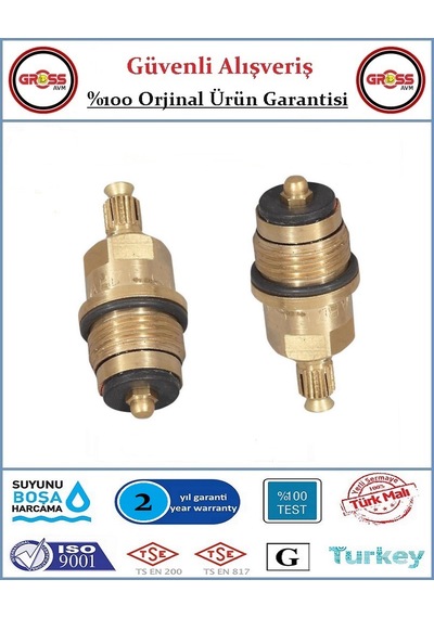 Şenpres Salmastra Musluk İçi - %100 Prinç - Contalı - 2 Adet