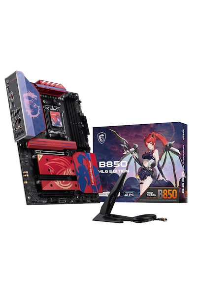 Msı B850 Mlg Edıtıon Am5 Ddr5 8400mhz Oc 3x Pcı-e X16 Hdmı 4x M.2 Usb 10gbs 5g Lan Wı-fı 7 Atx