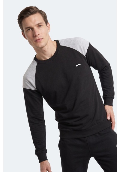 Slazenger Made Siyah Erkek Sweatshirt
