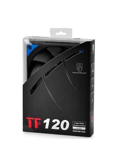 Deep Cool Tf120 Blue Sıyah Uzerıne Mavı Ledlı Kasa Fanı 120Mm