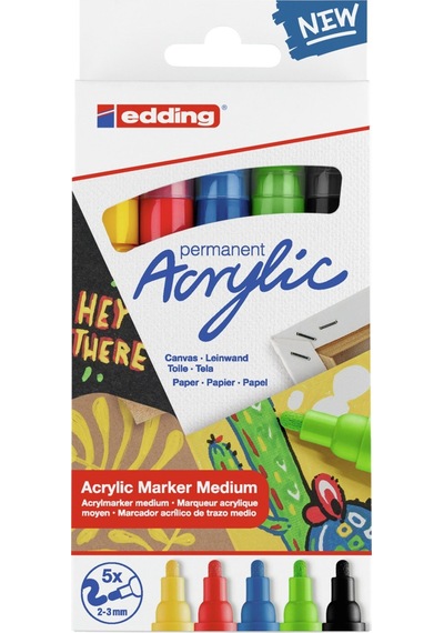 Edding 5100 Orta Uçlu Akrilik Markör