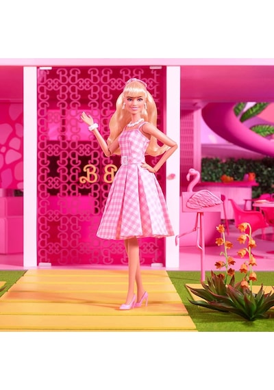 Barbie Movie - Barbie Pembe Elbiseli Bebek HPJ96