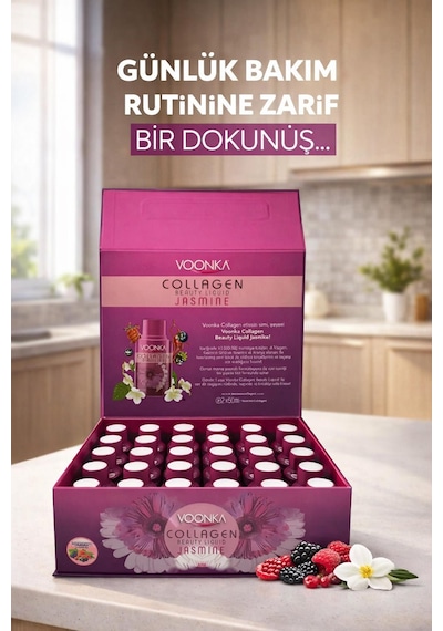 Voonka Collagen Jasmine Orman Meyveli Aromalı 30 Saşe 50 Ml