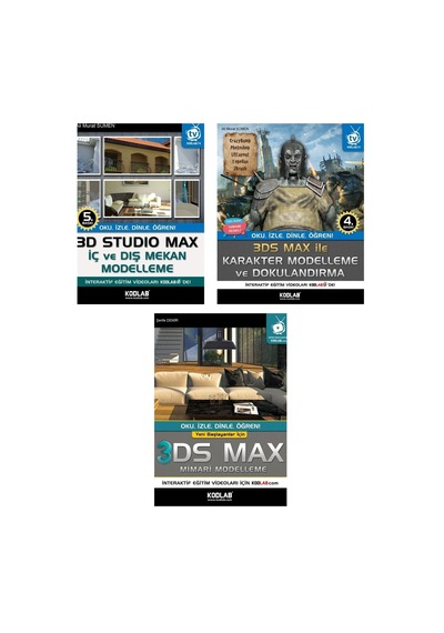Kodlab Yayın 3d Studio Max Eğitim Seti