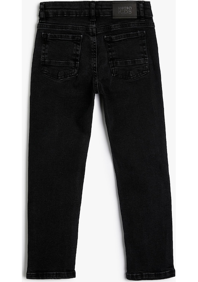 Koton Kot Pantolon Pamuklu Cepli - Slim Jean Siyah 4skb40001td 4SKB40001TD999 Siyah Koton Kot Pantolon Pamuklu Cepli - Slim Jean Siyah 4skb40001td 4SKB40001TD999 Siyah