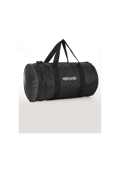 Strong Bag Kumaş Silindir Unisex Spor ve Seyahat Çantası Siyah