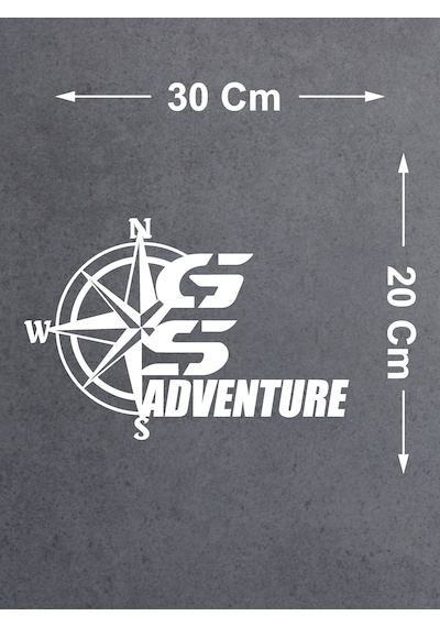 Gs Adventure Sticker - 00049 30x20 Cm