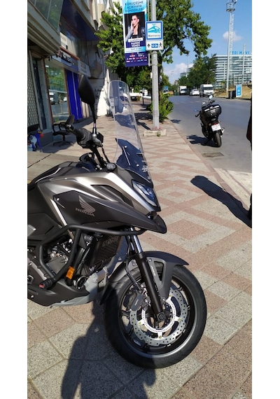 2021- 2024 Honda NC 750X Uzun Ön Cam Şeffaf 56cm 4mm Zeus