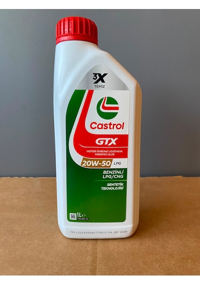 Castrol Gtx 20W-50 Lpg Uyumlu Sentetik Motor Yağı