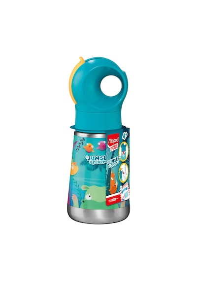 Maped Picnik Paslanmaz Çelik Matara 350ml Jungle Fever 873099 Çok Renkli