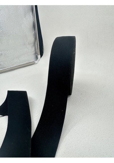4 Cm Desenli Muss Lastik-5 Metre Siyah