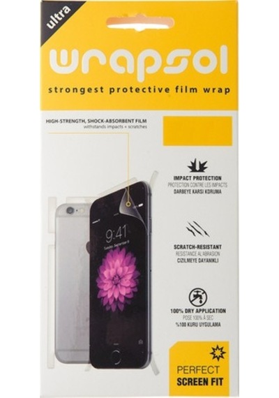 Wrapsol Samsung Galaxy Uyumlu S10+ Plus Ön Arka Ekran Koruyucu Poliure