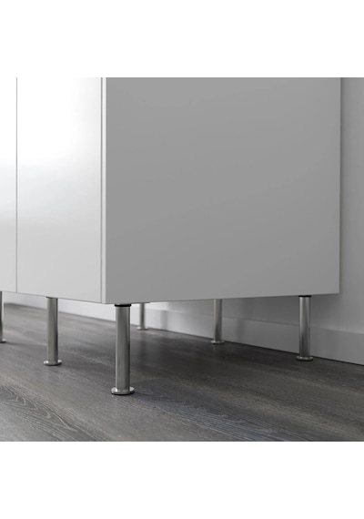 Ikea Capıta 4'lü Mobilya Ayağı 16-17 Cm Krom