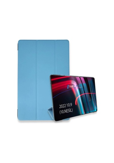 Apple iPad Uyumlu 2022 10.9 10.nesil Kılıf Tablet Smart Kılıf - Mavi