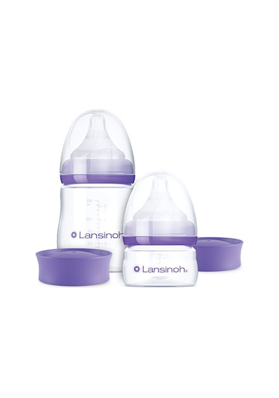 Lansinoh® 60 ML, 160 ML ve XS, S Akışlı NaturalWave® Biberon Emziği Yenidoğan Başlangıç Seti (0-3 Ay)