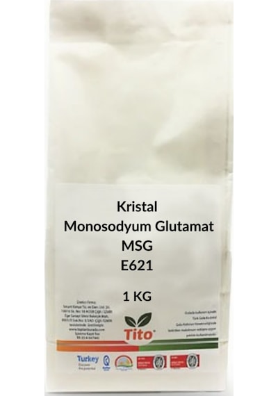Kristal Monosodyum Glutamat Msg Çin Tuzu E621 1 Kg