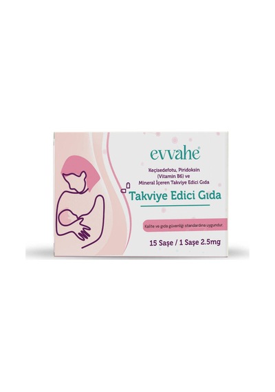 Keçisedefotu, Piridoksin Vitamin B6 Ve Mineral İçeren Takviye Edici Gıda 15 Saşe 1 Saşe 2.5mg - 639258051